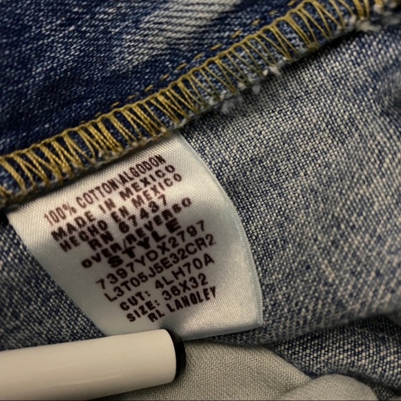 Mens Ralph Lauren 36x30 Jeans USA Polo RL Langley - Picture 8 of 8